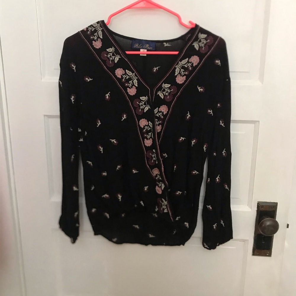 Francesca’s Surplice Blouse